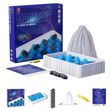 Magnetisch Strategie Bordspel voor Kinderen en Volwassenen – Compact en Draagbaar Spel voor Strategisch Denken 0
